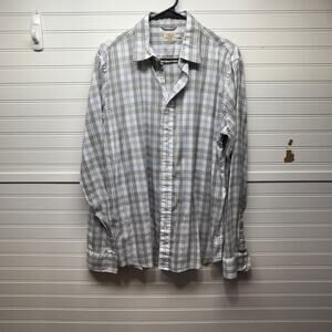 Faherty The Movement Long Sleeve Button Down Shirt Size L